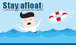 UC stay afloat button